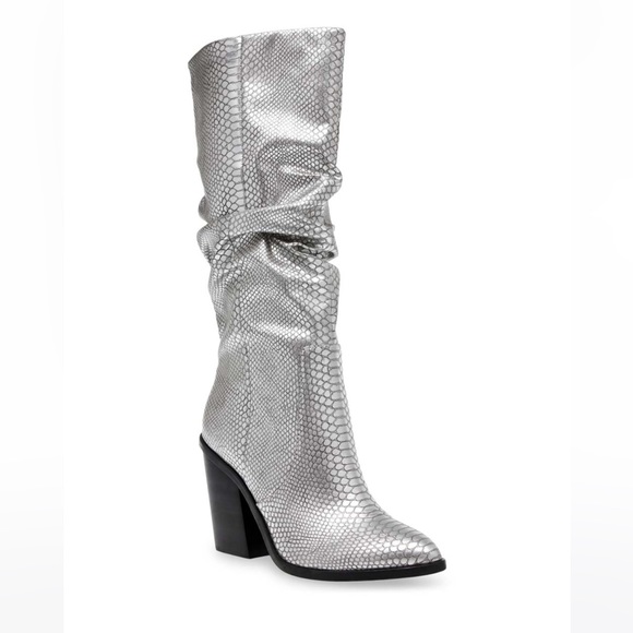 Dolce Vita- Numbra Ruched Boot In silver- Size 8.5 - Picture 10 of 10